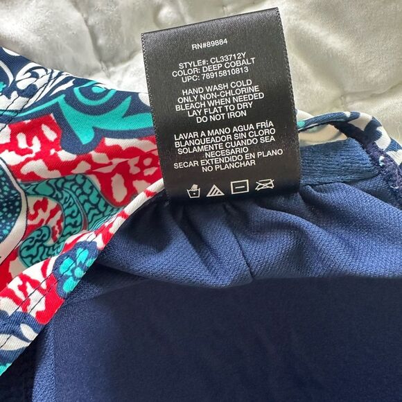 Catalina Paisley Design Swim Tankini Top - Picture 5 of 5